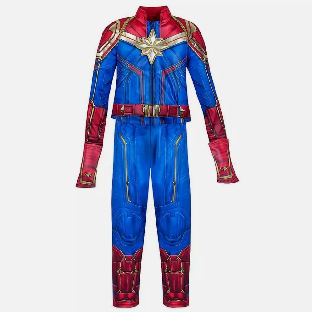 NWT Halloween Disney Store Captain Marvel Costume Girl Avengers